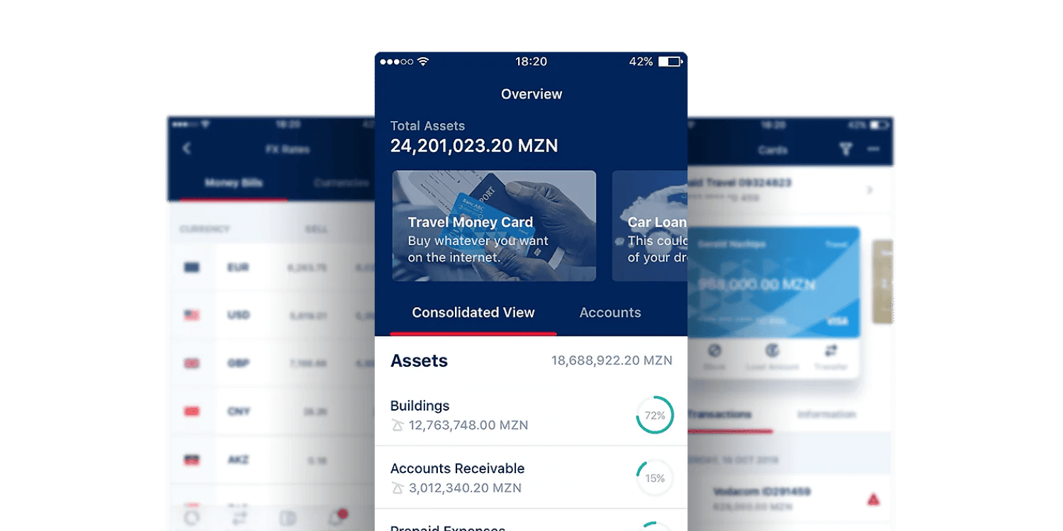 BancABC Mobile Screenshots